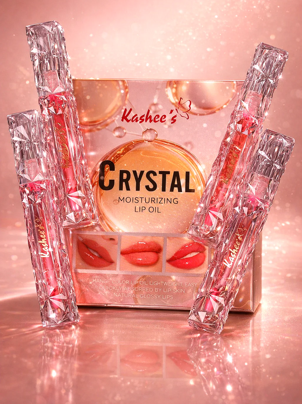 Crystal Moisturizing Lip Oil (Pack of 4 Pcs) - Image 3