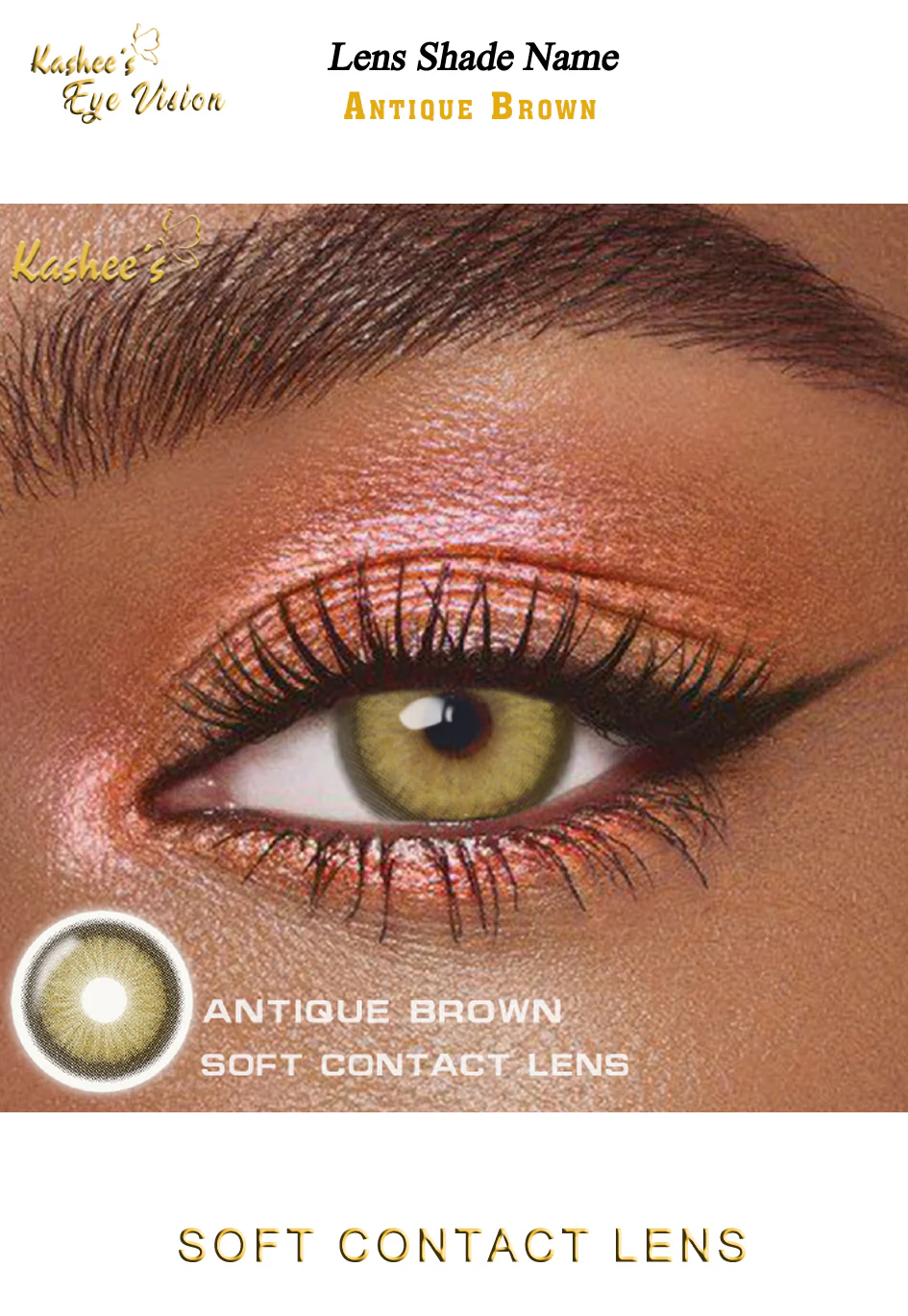 Kashees Lens Antique Brown - Image 2