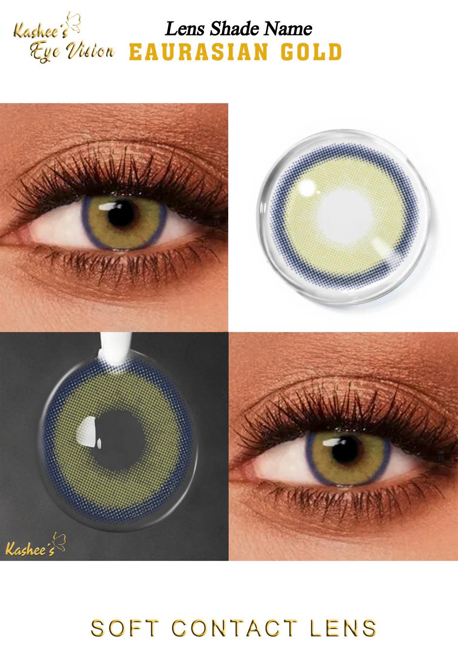 Kashees Lens Eurasian Gold - Image 3