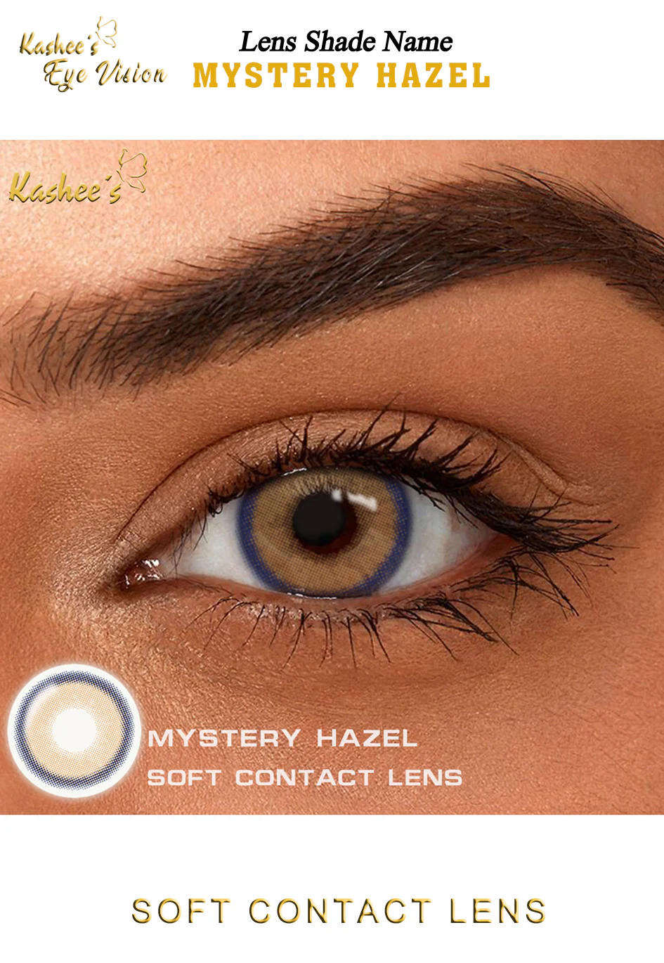 Kashees Lens Mystery Hazel - Image 2