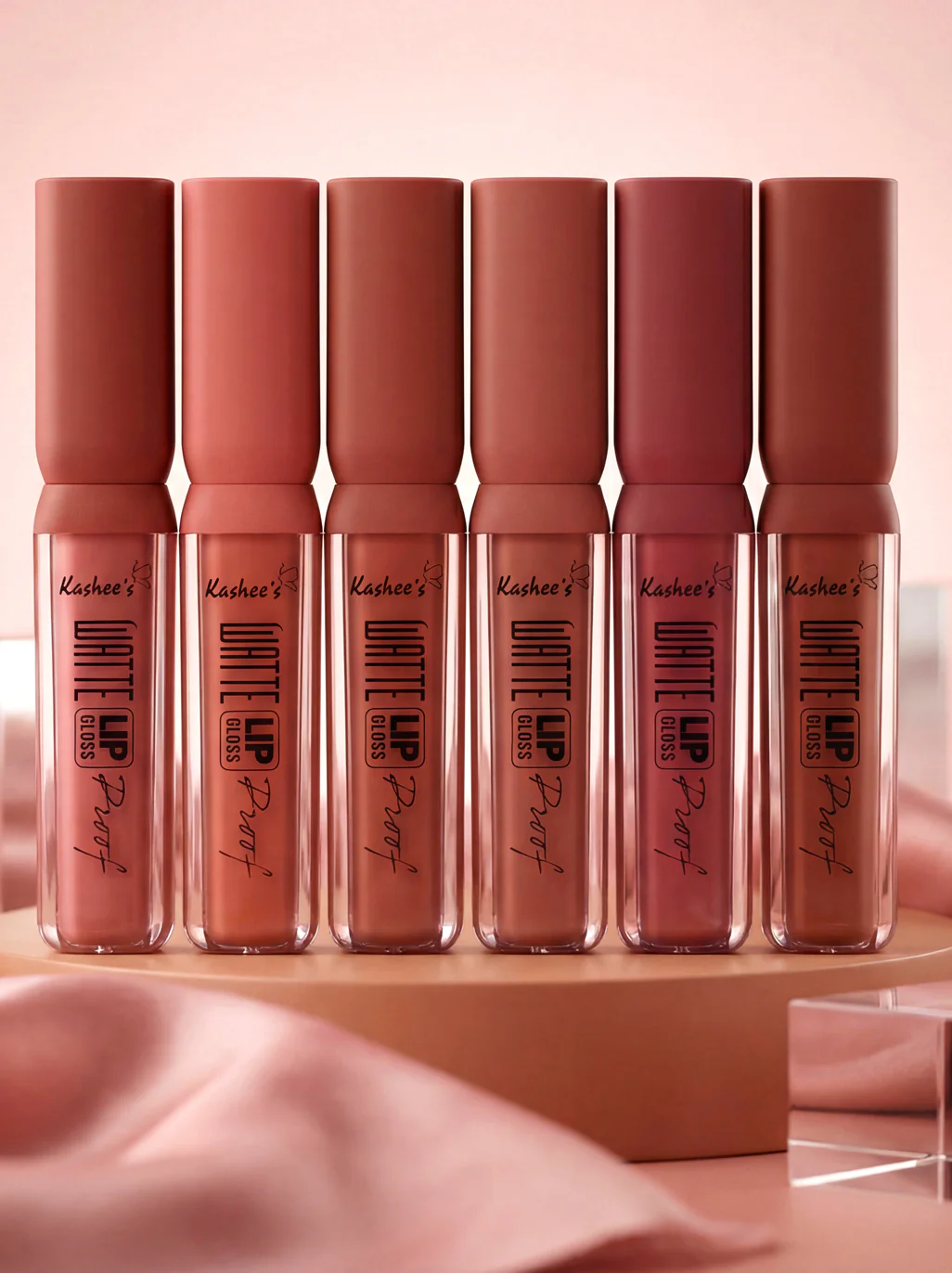 Matte Lip Gloss Waterproof (Pack of 6 Pcs) - Image 8