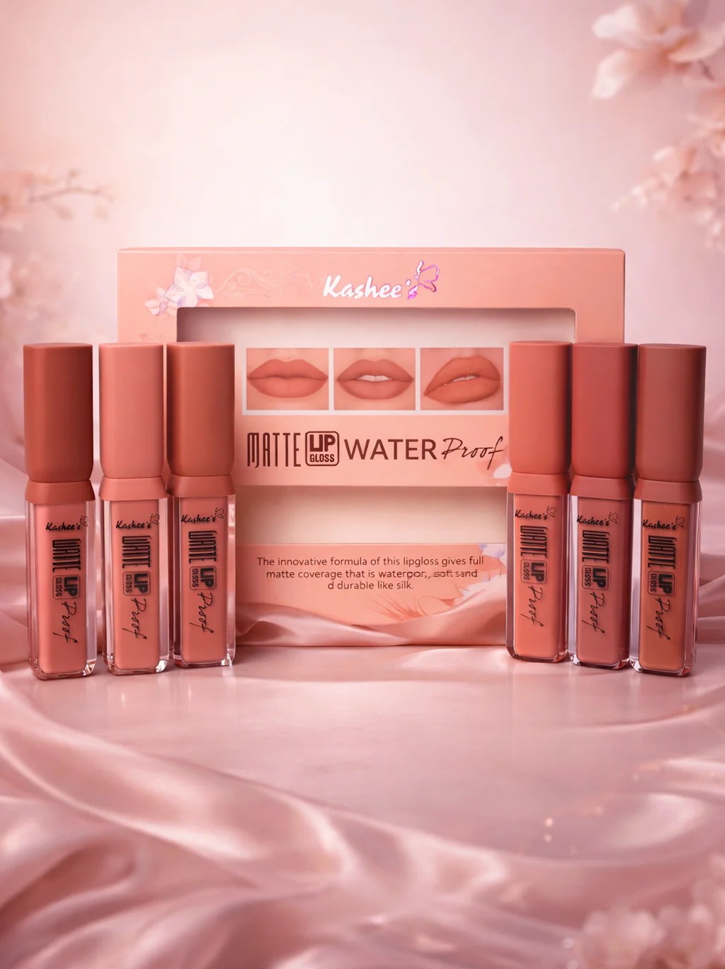 Matte Lip Gloss Waterproof (Pack of 6 Pcs) - Image 9