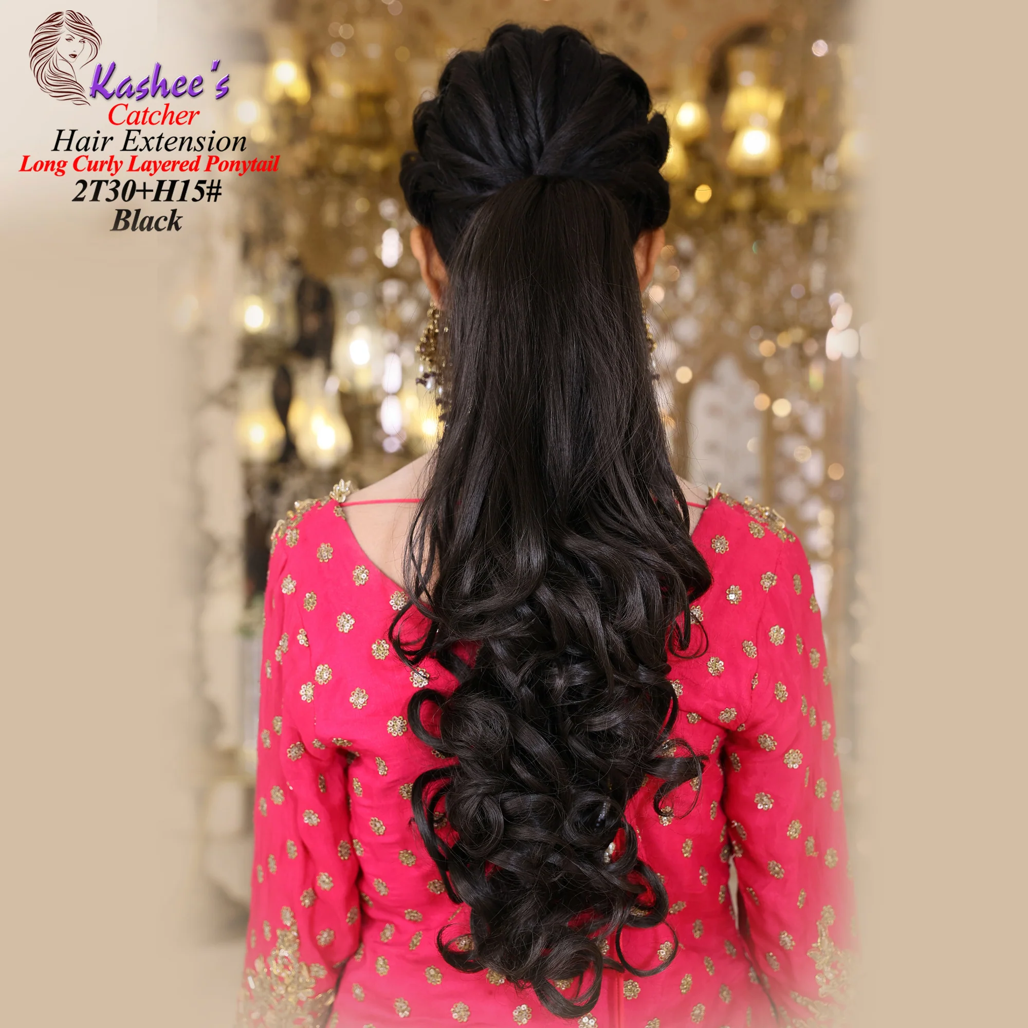 Ponytail Catcher (Black) - Image 3