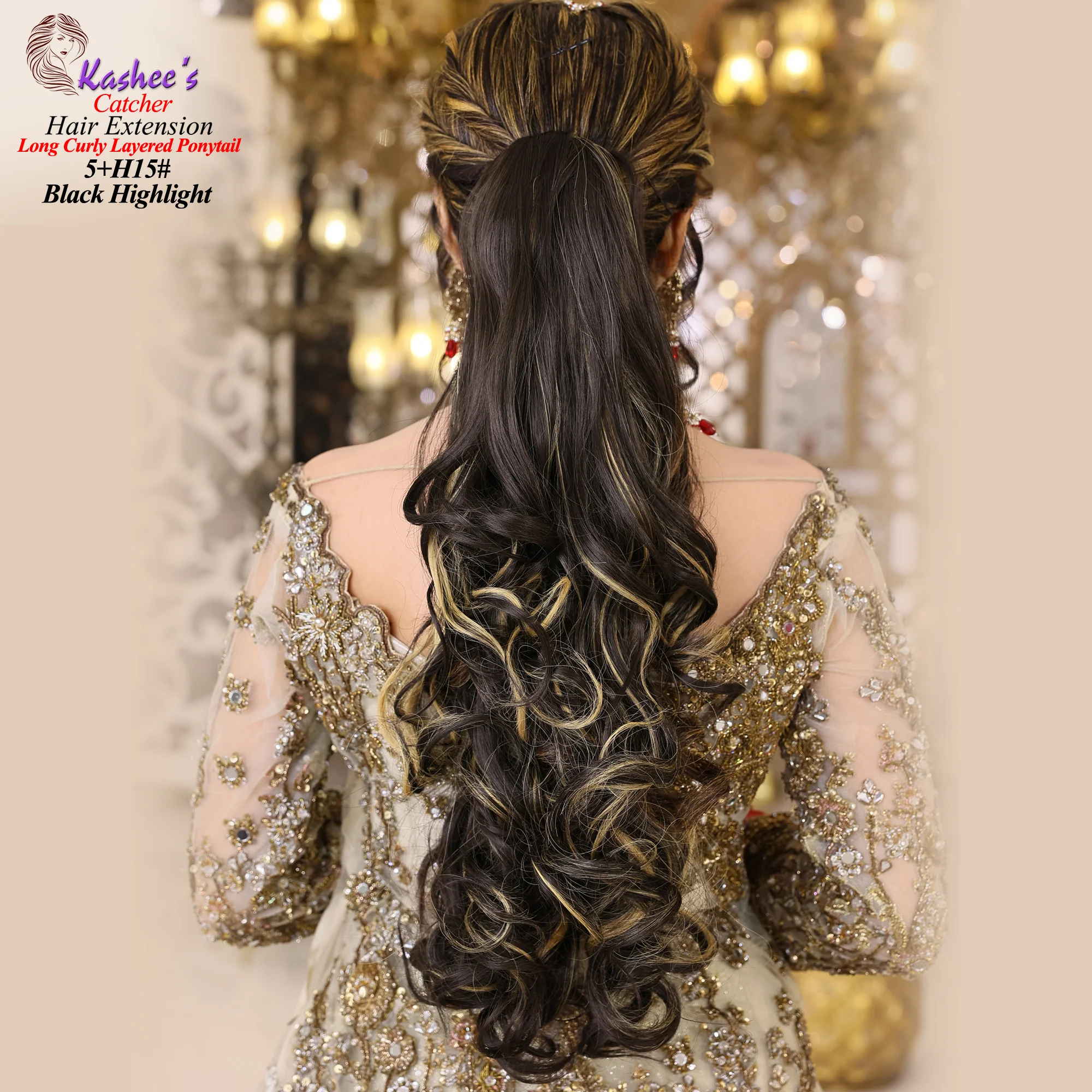 Ponytail Catcher (Black Highlight) - Image 3