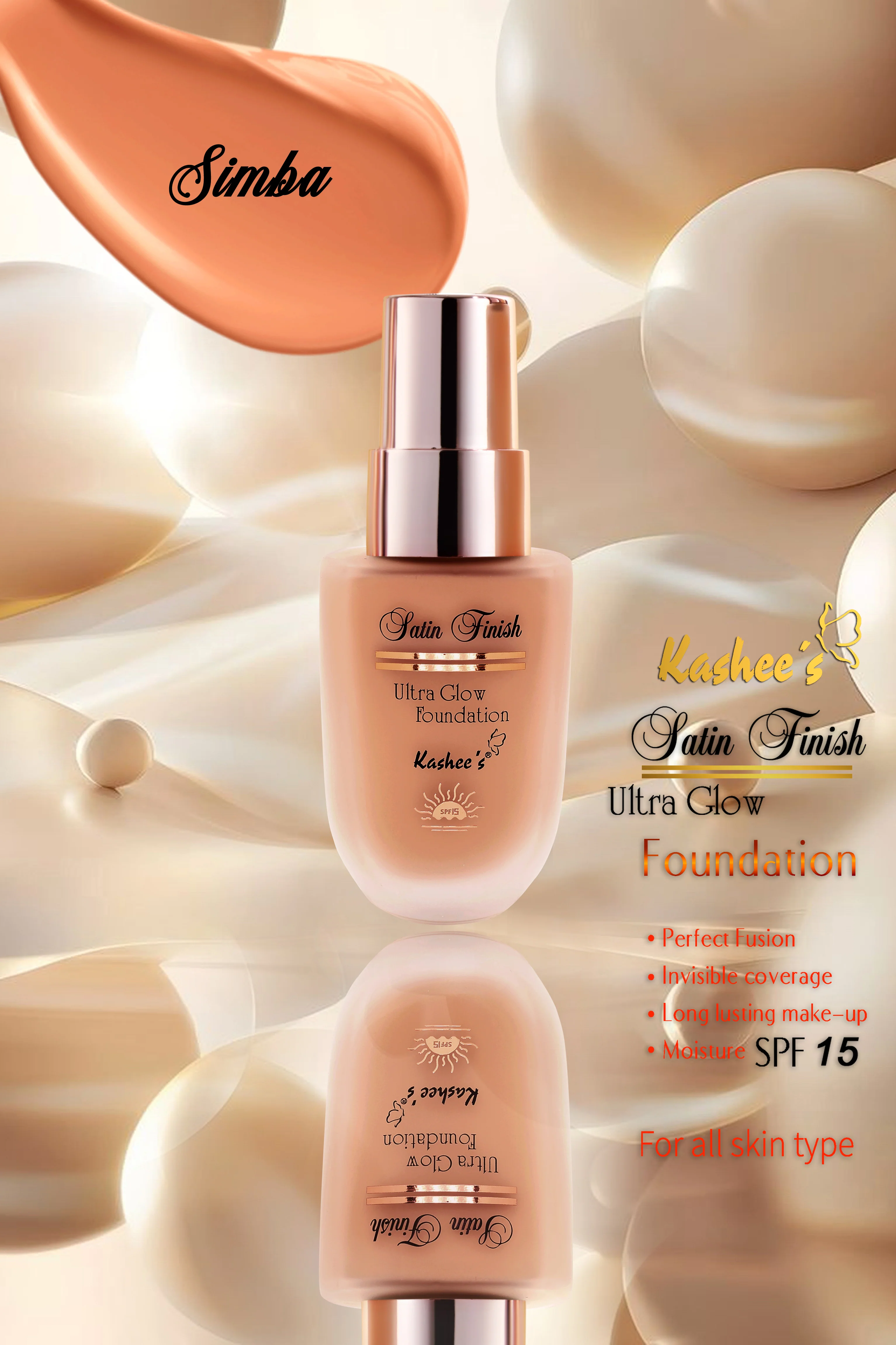 Satin Finish Ultra Glow Foundation - Image 11