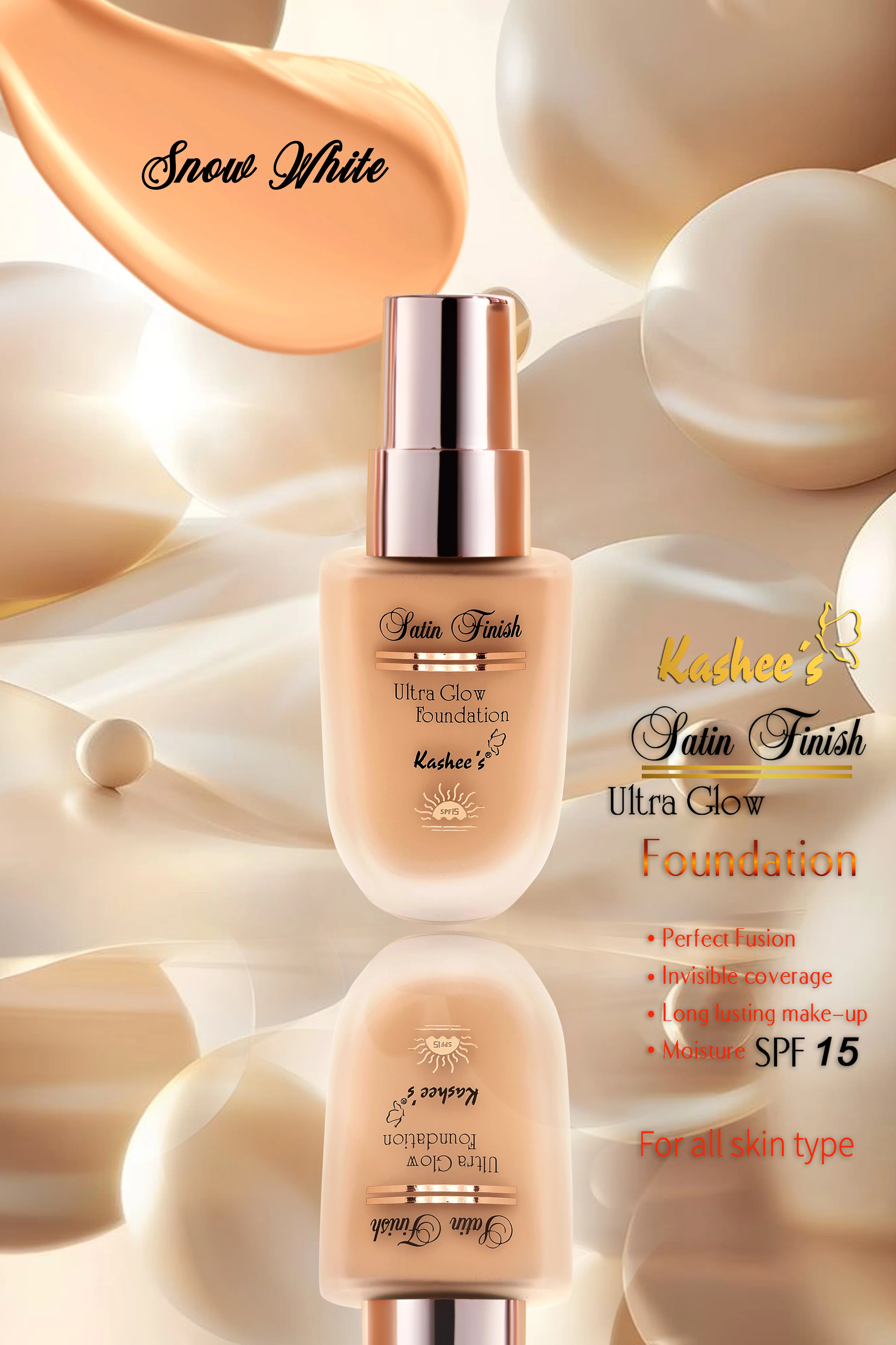 Satin Finish Ultra Glow Foundation - Image 12
