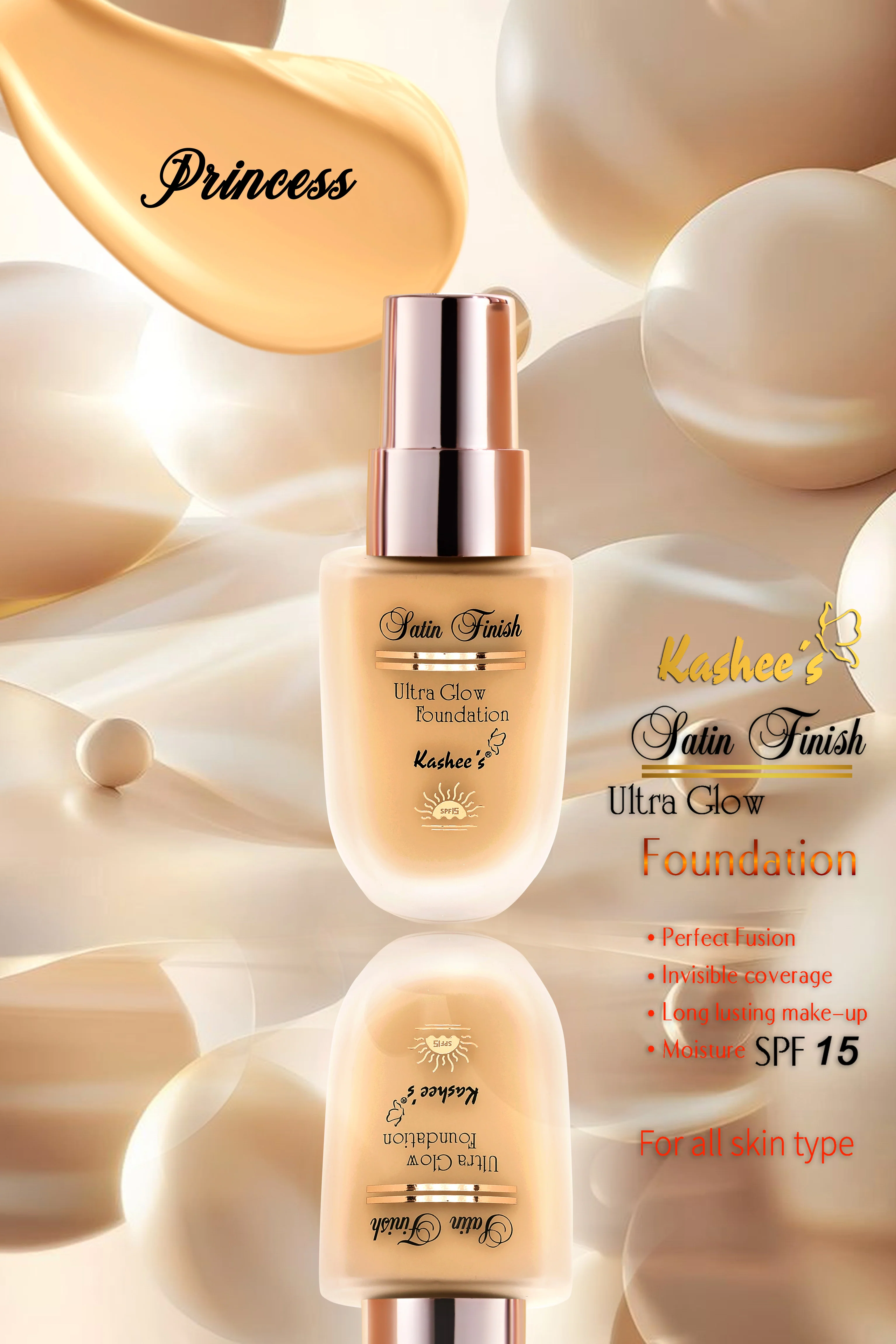 Satin Finish Ultra Glow Foundation - Image 8
